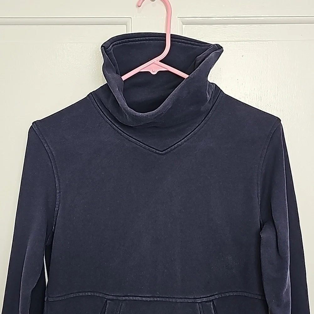 Lululemon Press Pause Pullover Sweatshirt Midnight Navy Size 4